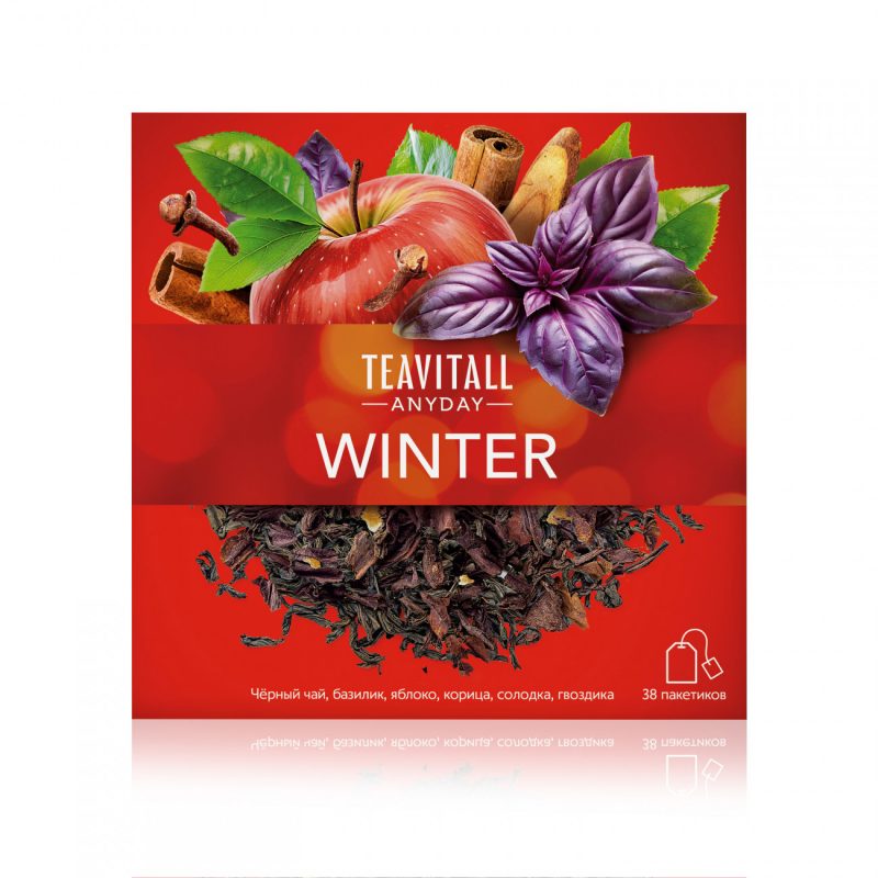 Чайный напиток TeaVitall Anyday «Winter», 38 фильтр-пакетов