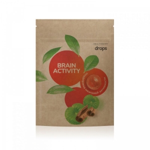 Леденцы для улучшения мозговой деятельности Healthberry Ecodrops Brain Activity
